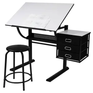 Produkt 79493 MIADOMODO Psací stůl s taburetem, 90 x 75,5 x 60 cm