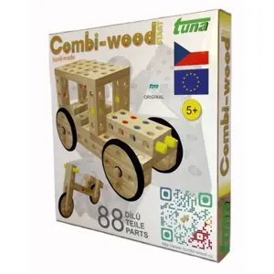 88882 Tuna Dřevěná stavebnice COMBI-WOOD
