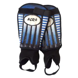 Produkt Acra Sport Fotbalové chrániče holení, velikost M, 21 x 15,5 cm, modré