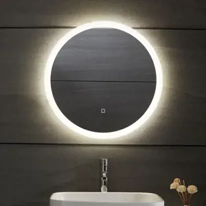 Produkt AQUAMARIN Koupelnové LED zrcadlo kulaté, 60 cm