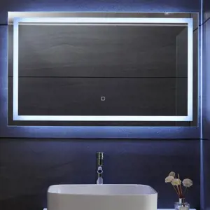 Produkt Aquamarin Koupelnové zrcadlo s LED osvětlením, 100 x 60 cm