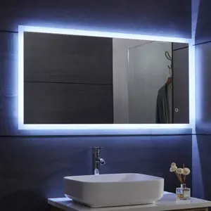 Produkt Aquamarin Koupelnové zrcadlo s LED osvětlením, 120 x 60 cm