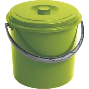 Produkt Curver kbelík s víkem zelený 16 l 03208-114