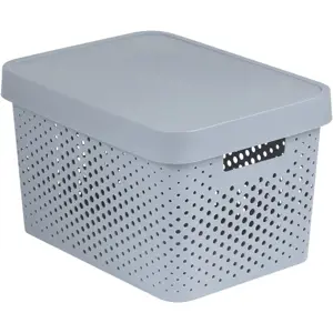 Produkt CURVER Úložný box s víkem plastový 17L - bílý R41169