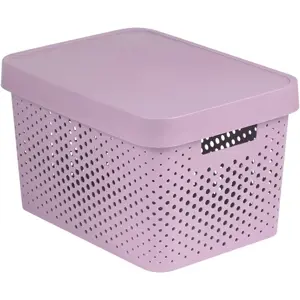 Produkt CURVER Úložný box s víkem plastový 17L - růžový R41170
