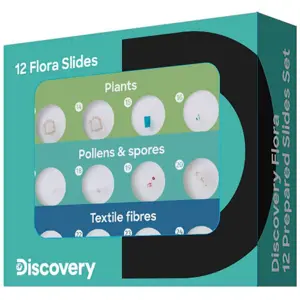 Produkt Discovery Flora 12 Prepared Slides, sada hotových preparátů