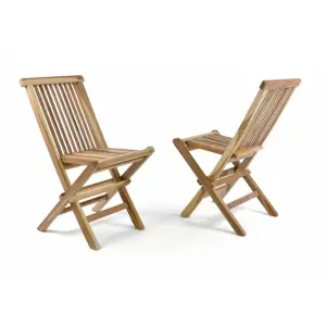 Produkt Divero 35469 Zahradní sada 2 dětských dřevěných židlí