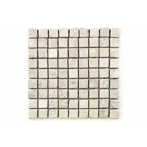 Divero Garth 1642 Mramorová mozaika - krémová obklady 1 m2