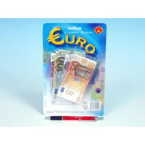 Produkt Eura peníze do hry na kartě 15x16cm