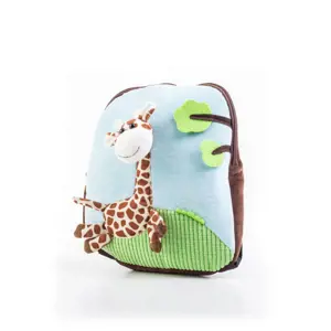 Produkt G21 75192   G21 batoh s plyšovou žirafou, modrý