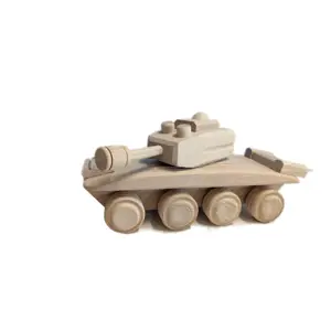 Gaboni 92244 Dřevěný tank, 22 x 8 x 10 cm