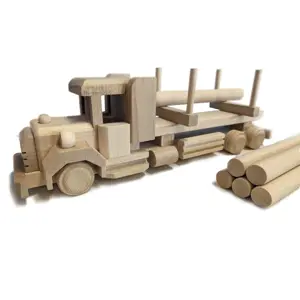 Produkt Gaboni 92250 Dřevěný kamion s kládami, 38 x 9 x 12 cm