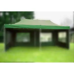 Produkt Garthen Náhradní střecha k nůžkovému stanu 3 x 6 m, zelená