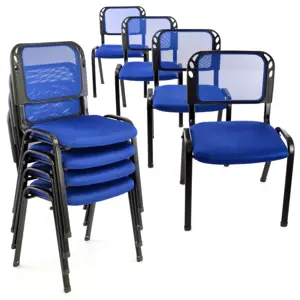 Produkt Garthen Sada stohovatelných židlí - 8 ks, modrá