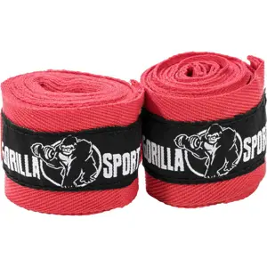 Produkt Gorilla Sports boxerské bandáže, 255 cm, červená