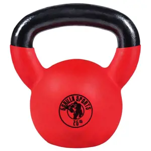 Produkt Gorilla Sports kettlebell činka, pogumovaný povrch, 26 kg