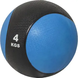Produkt Gorilla Sports Medicinbal, modrý/černý, 4 kg