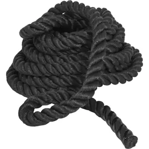 Produkt Gorilla Sports Nylonové lano 15 m, černé, 13 kg