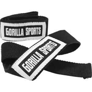 Produkt Gorilla Sports Popruhy na zápěstí, černá/bílá