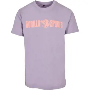 Gorilla Sports Sportovní tričko, fialová/korálová, L