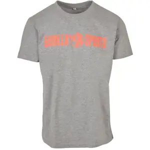 Gorilla Sports Sportovní tričko, šedo/oranžová, XL