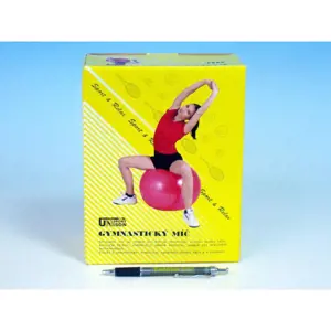 Produkt Gymnastický míč relaxační 65cm v krabici červená