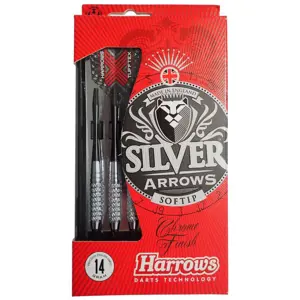 Produkt Harrows SOFT SILVER ARROW Šipky s plastovým hrotem 18g