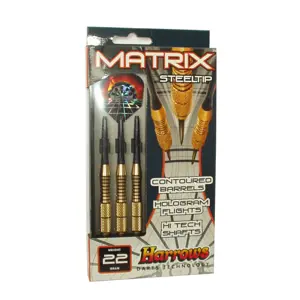 Produkt Harrows STEEL MATRIX 5815 Šipky s kovovým hrotem 22g