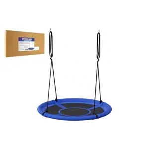Produkt Houpací kruh modrý 100 cm látková výplň v krabici 73x37x7cm