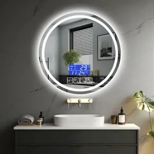 Produkt IREDA Koupelnové zrcadlo s osvětlením, 70cm, reproduktor