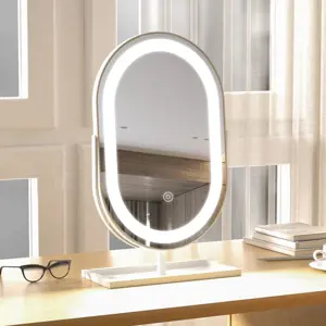 Produkt Ireda Stolní LED Zrcadlo s dotykovým ovládáním, 30x45cm