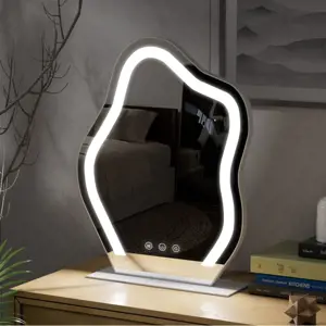 Produkt Ireda Stolní LED Zrcadlo s dotykovým ovládáním, 44x55cm