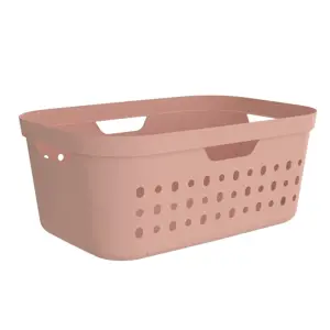 Koš na čisté prádlo, JONA 39 L, růžová