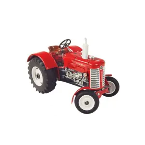 Kovap Traktor Zetor plechový červený