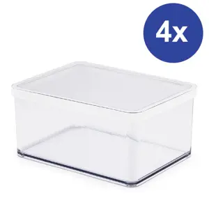 Produkt Krabička SET LOFT, 4 x 2, 25 L, bílá