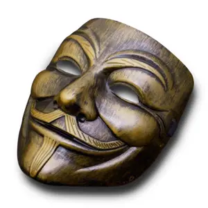 Produkt Maska V jako Vendetta, bronzová