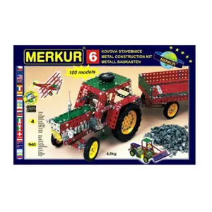Produkt MERKUR 6 Stavebnice 100 modelů 9vrstvy v krabici 54x36x6cm