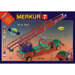 Produkt MERKUR 7 Stavebnice 100 modelů 112vrstvy v krabici 54x36x6cm