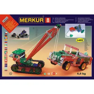 Produkt MERKUR 8 Stavebnice 130 modelů 1v krabici 54x36,5x8,5cm