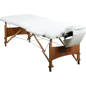 Produkt MOVIT 38423 Přenosné masážní lehátko bílé 184 x 70 cm