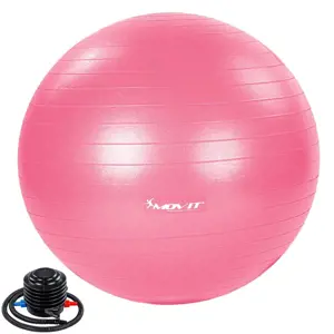 Produkt MOVIT MOVIT Gymnastický míč s nožní pumpou, 75 cm, růžový