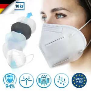 Produkt Ochranná maska, respirátor FFP2, 10 kusů