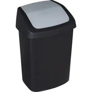 Produkt Odpadkový koš SWING, 10 L, černý
