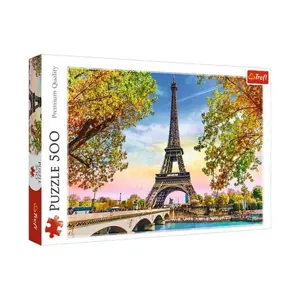 Produkt Puzzle Romantická Paříž 500 dílků 48x34cm v krabici 40x26,5x4,5cm