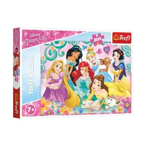 Produkt Puzzle Šťastný svět princezen/Disney Princess 200 dílků 48x34cm v krabici 33x23x4cm