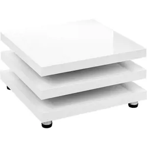 Produkt Stilista 87072 Stilista Konferenční stolek, 73 x 73 cm, bílý lesk