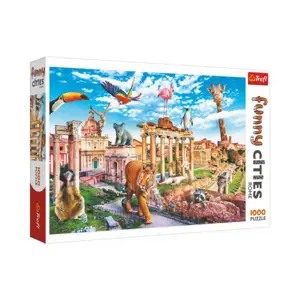 Produkt Teddies Puzzle Legrační města, 1000 dílků, 683 x 480 mm