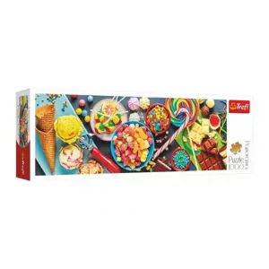 Produkt Teddies Puzzle Sladké potěšení, 1000 dílků, 97 x 34 cm