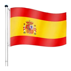 Produkt Tuin 60933 Vlajkový stožár vč. vlajky Španělsko - 6,50 m