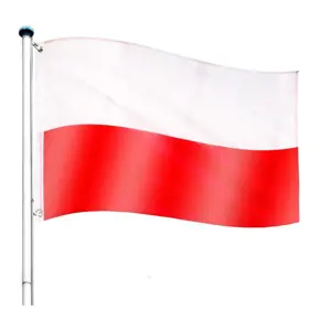 Produkt Tuin 60938 Vlajkový stožár vč. vlajky Polsko - 6,50 m